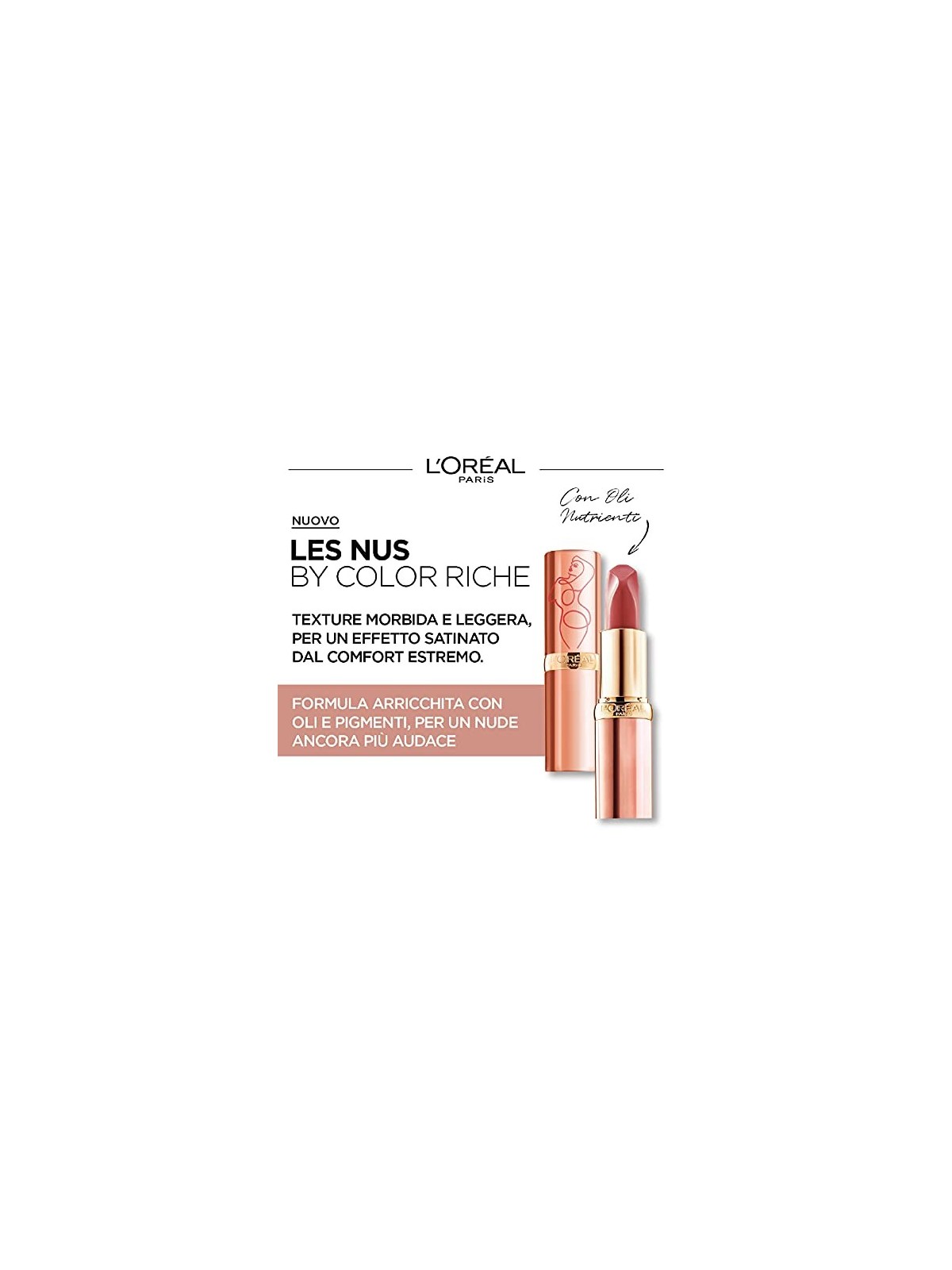 Color Riche Les Nus Moisturizing Lipstick