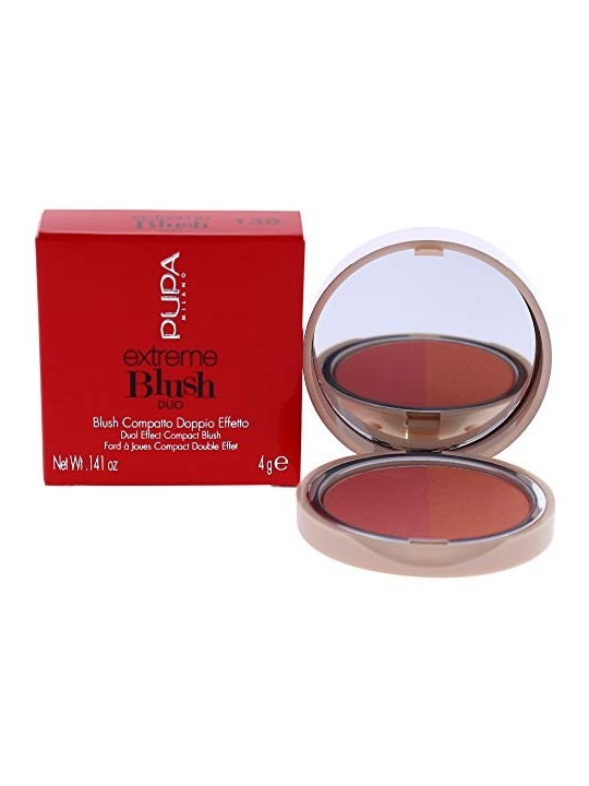 Pupa Extreme Blush DUO Fard in polvere 4 g 130 Matt Salmon Radiant Peach donna
