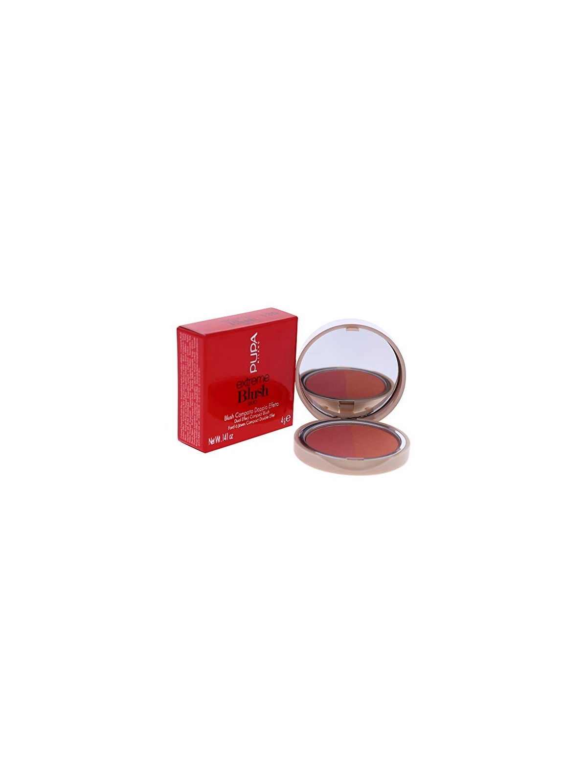 Pupa Extreme Blush DUO Fard in polvere 4 g 130 Matt Salmon Radiant Peach donna