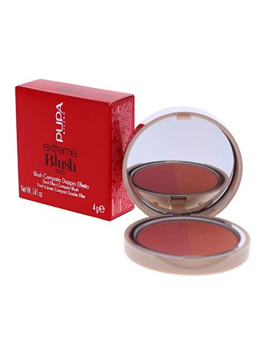 Pupa Extreme Blush DUO Fard in polvere 4 g 130 Matt Salmon Radiant Peach donna