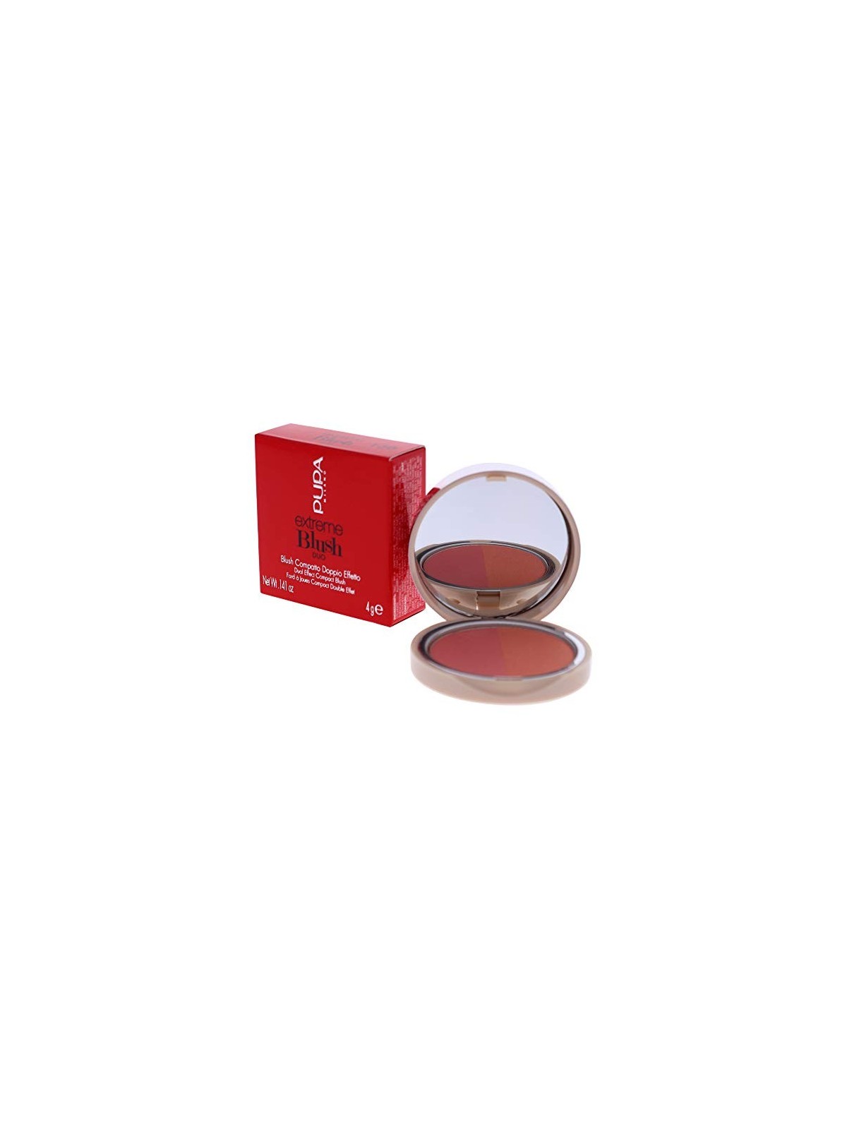Pupa Extreme Blush DUO Fard in polvere 4 g 130 Matt Salmon Radiant Peach donna