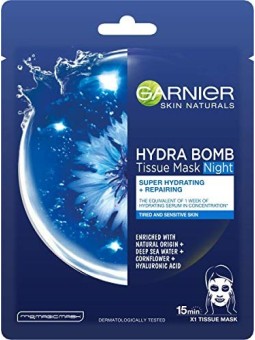 GARNIER Skin Naturals Hydra Bomb Night Mask pelle stanca e opaca Maschera viso 1 pz donna 1 unit
