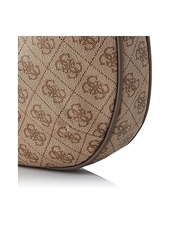 Borsa Hobo Guess Brightside Poliuretano Latte Donna
