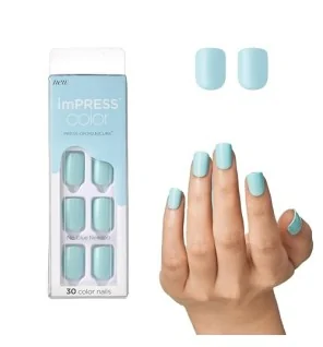 Unghie Kiss My Face ImPRESS Color Mint To Be 30 pz.