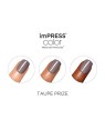Unghie autoadesive Kiss My Face imPRESS Color Taupe Prize
