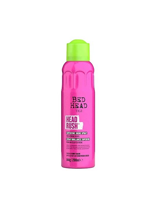 Tigi Spray per la lucentezza dei capelli Bed Head Headrush Superfine Shine Spray 200ml donna Tigi www.essenzetotalstyle.com 