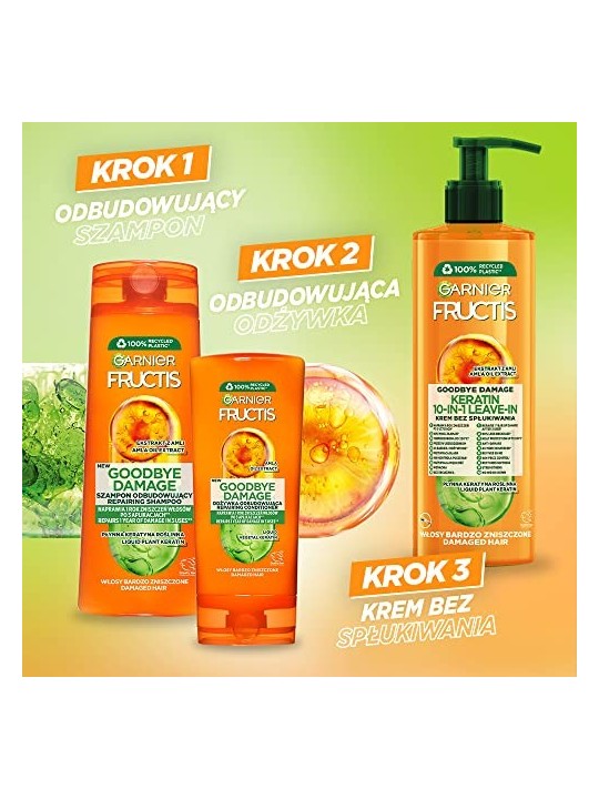 Balsamo GARNIER Fructis Goodbye Damage per capelli danneggiati 200ml
