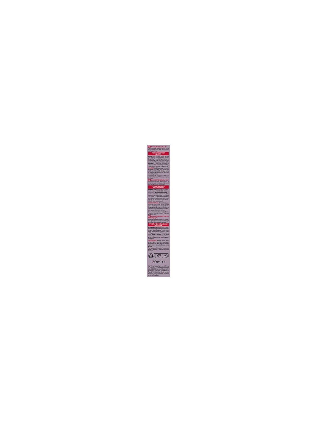 LOREAL Revitalift Filler crema contorno occhi per tutto il viso con acido ialuronico 30ml