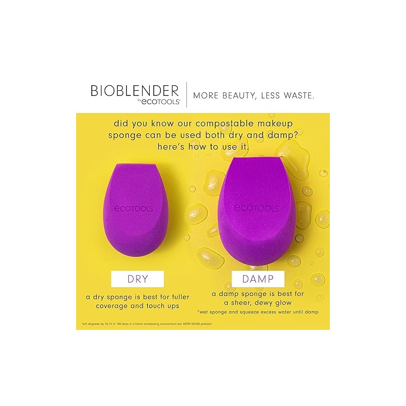EcoTools Spugnetta trucco Bioblender Spugnetta trucco donna 1 unit
