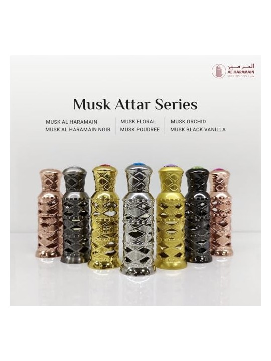 Al Haramain Musk Al Haramain Noir Perfume oil donna 12ml