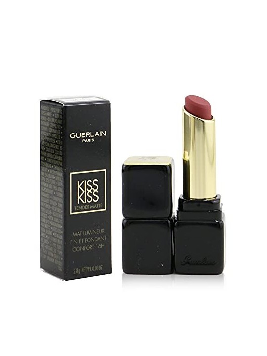 Guerlain Kiss Kiss Tender Matte Lipstick donna 2,8g Numero 214 Romantic Nude
