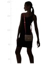 Guess Borsa a Tracolla Noelle in Pelle con Logo 4G Marrone Donna