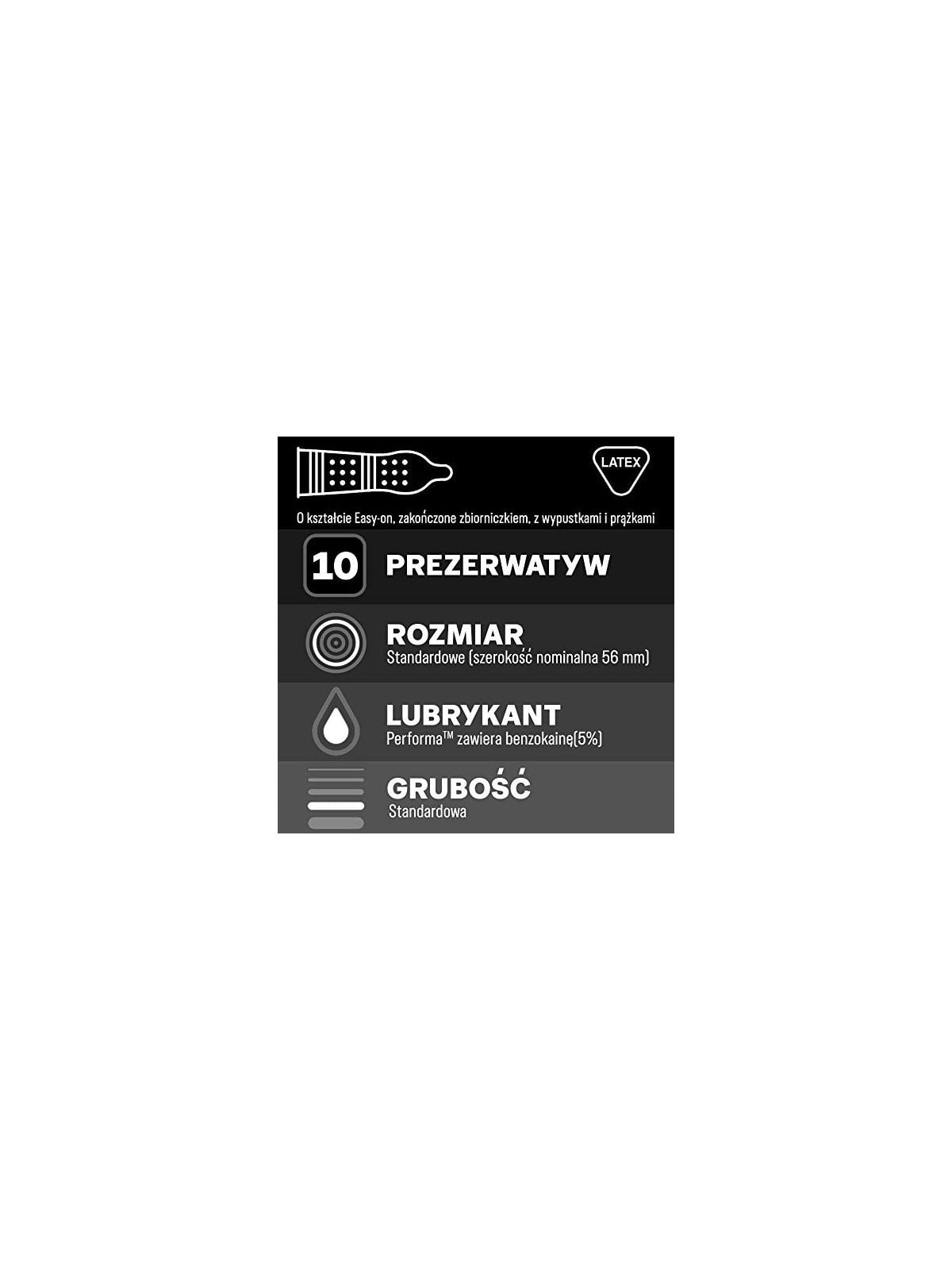 DUREX Performax Preservativi intensi che prolungano il rapporto 10 pz