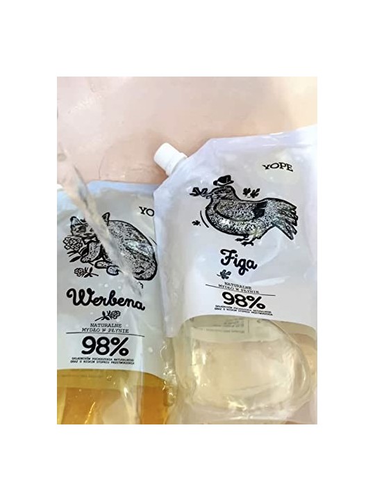 YOPE Moisturising Liquid Soap Refill Pack Figa 500ml