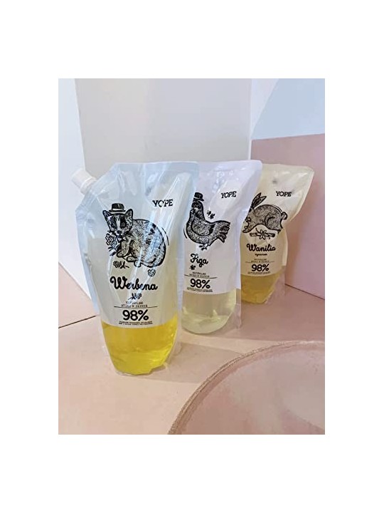 YOPE Moisturising Liquid Soap Refill Pack Figa 500ml