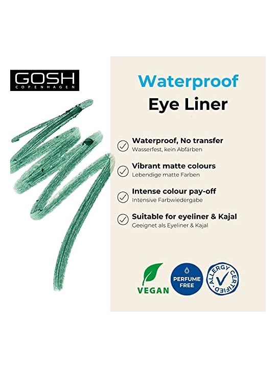 Gosh Matte Eyeliner 012 Forest Green