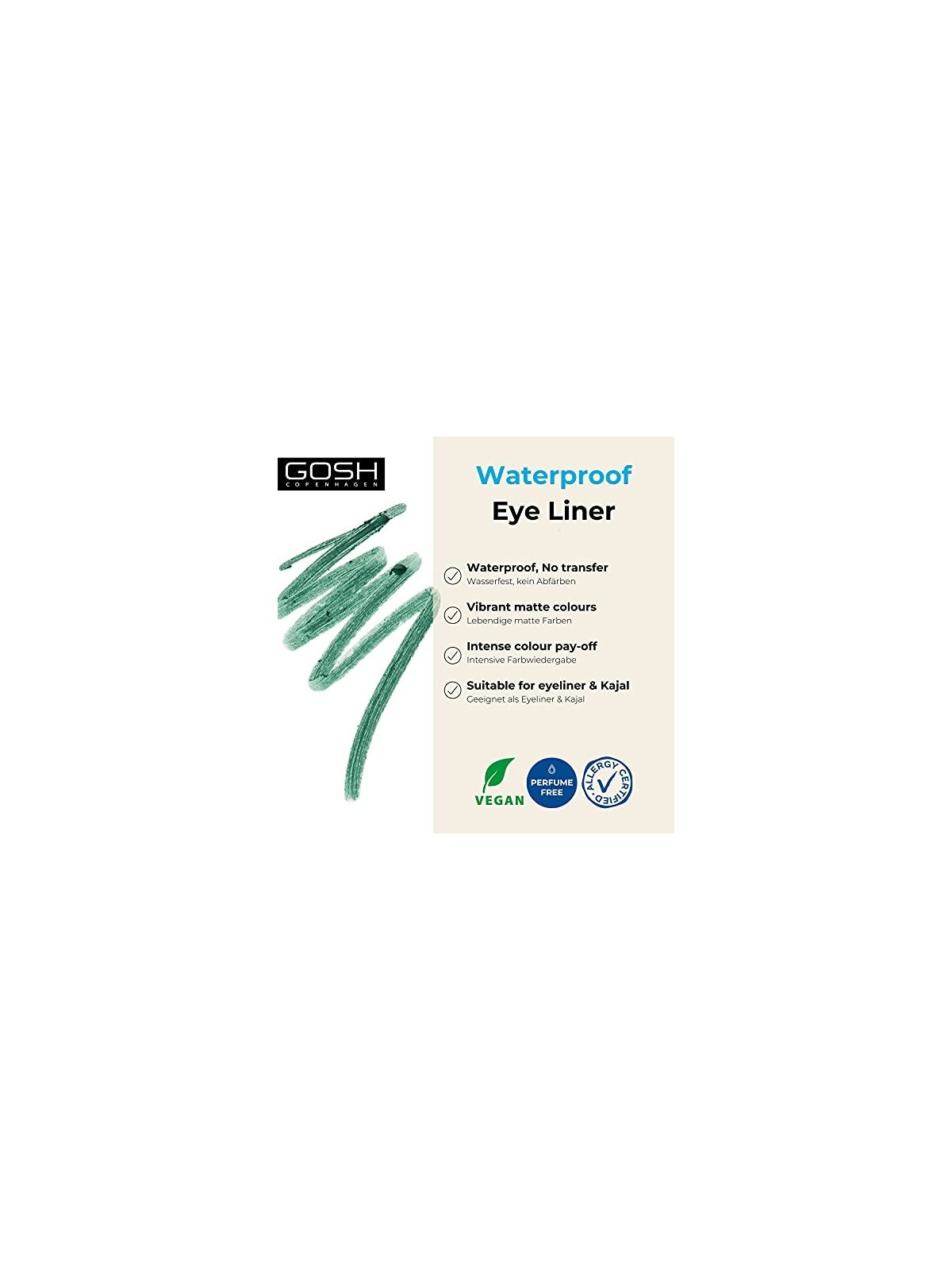 Gosh Matte Eyeliner 012 Forest Green