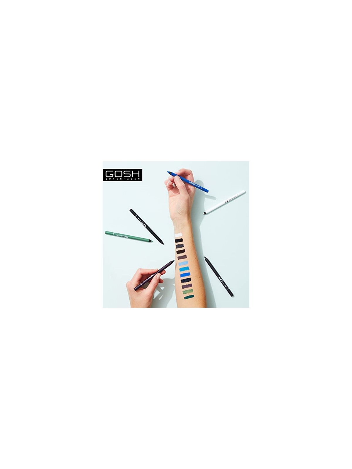Gosh Matte Eyeliner donna 1,2g 001 Dover White