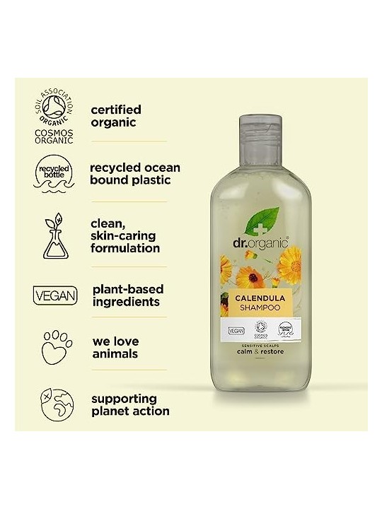 Dr Organic Shampoo alla Calendula 265ml per Donna