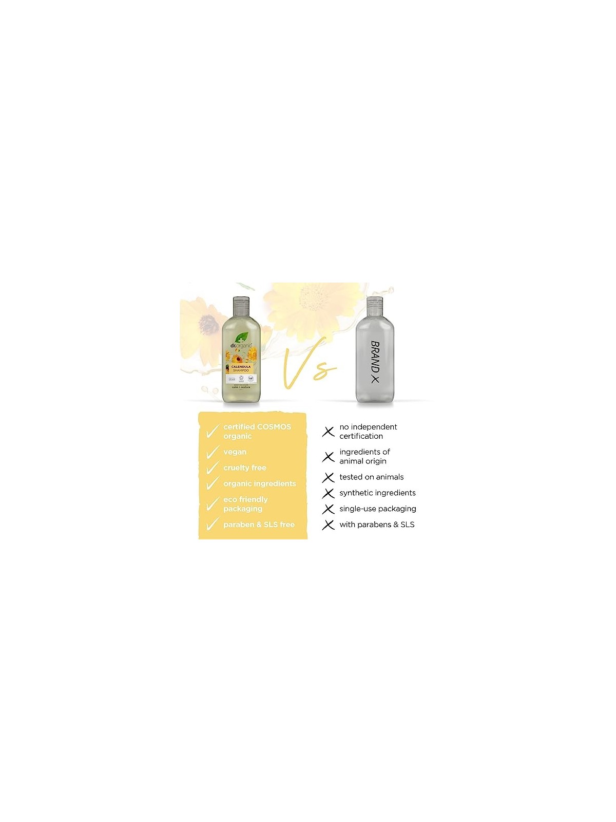 Dr Organic Shampoo alla Calendula 265ml per Donna