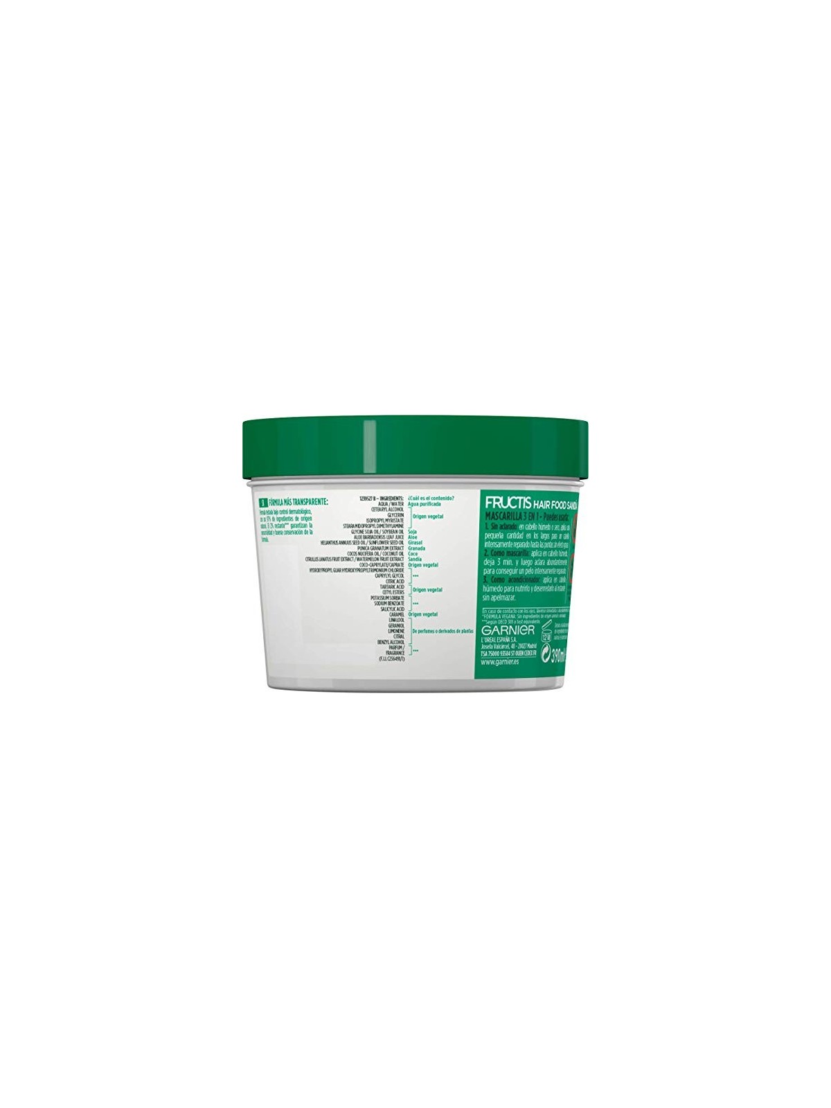 GARNIER FRUCTIS HAIR FOOD Anguria Maschera Rivitalizzante 350ml