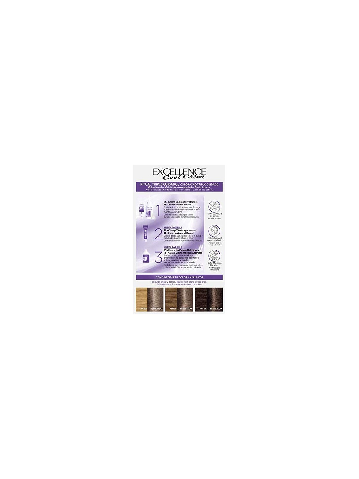 L'Orï¿½ï¿½al Paris EXCELLENCE Crema tinta 711biondo cenere intenso 192ml unisex