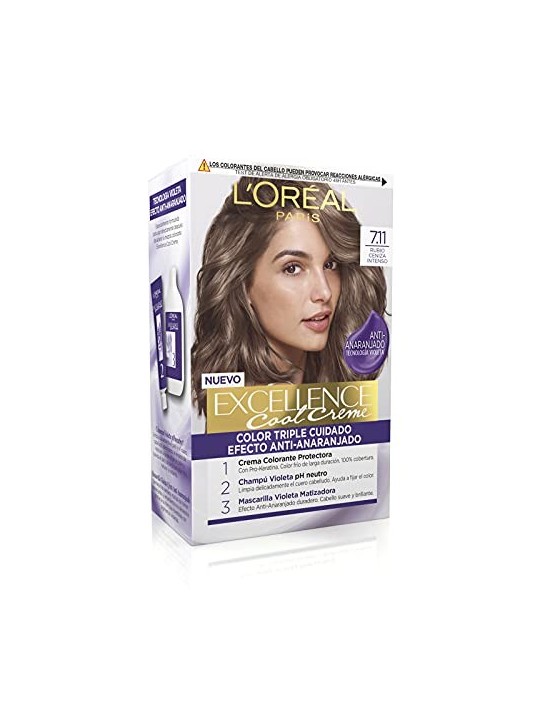 L'Orï¿½ï¿½al Paris EXCELLENCE Crema tinta 711biondo cenere intenso 192ml unisex