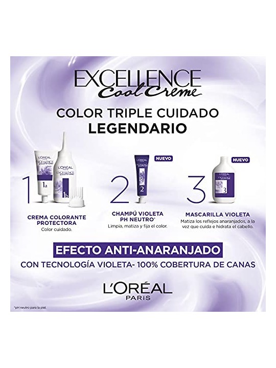 L'Orï¿½ï¿½al Paris EXCELLENCE Crema tinta 711biondo cenere intenso 192ml unisex