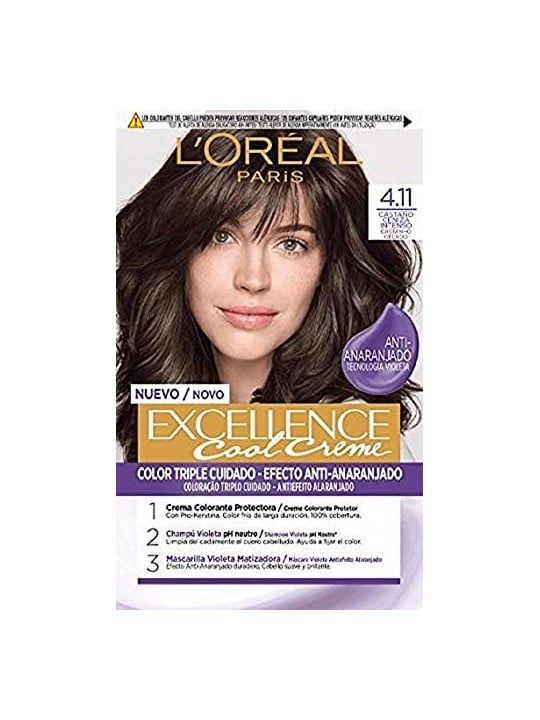 L'Orï¿½ï¿½al Paris EXCELLENCE crema colorante n4 11 marrone cenere intenso 1 u unisex 192ml