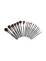 MIMO Black Makeup Brush Set 18 pcs Women's Brushes