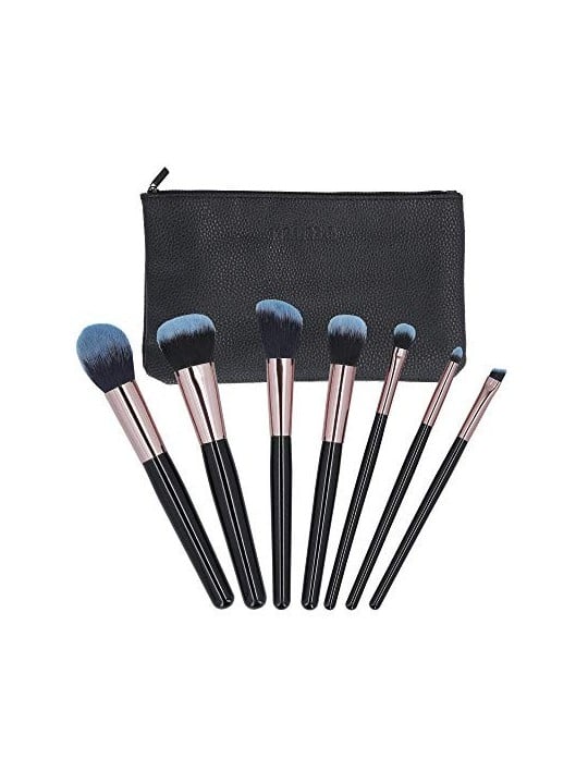MIMO Black Makeup Brush Set 7 pcs Women's Brushes