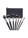 MIMO Black Makeup Brush Set 7 pcs Women's Brushes