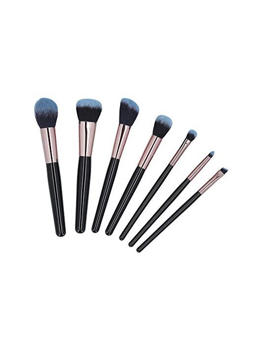 MIMO Black Makeup Brush Set 7 pcs Women's Brushes