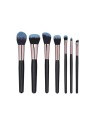 MIMO Black Makeup Brush Set 7 pcs Women's Brushes