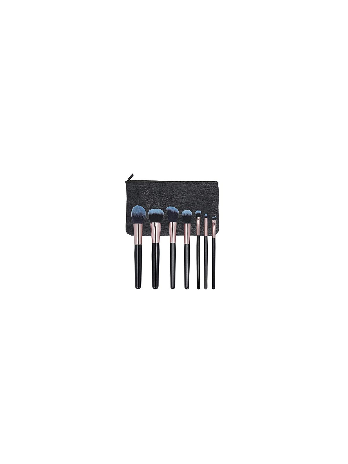 MIMO Black Makeup Brush Set 7 pcs Women's Brushes