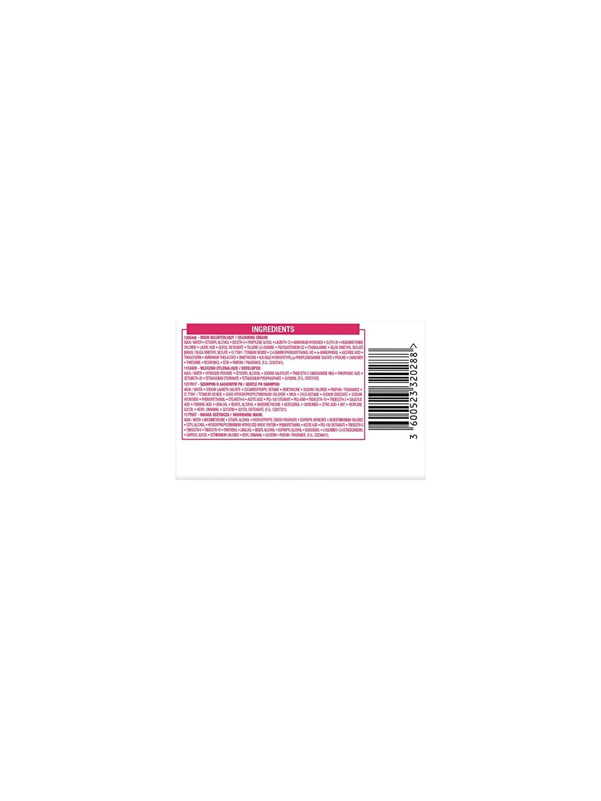 Tintura per capelli Excellence Creme 1 Nero