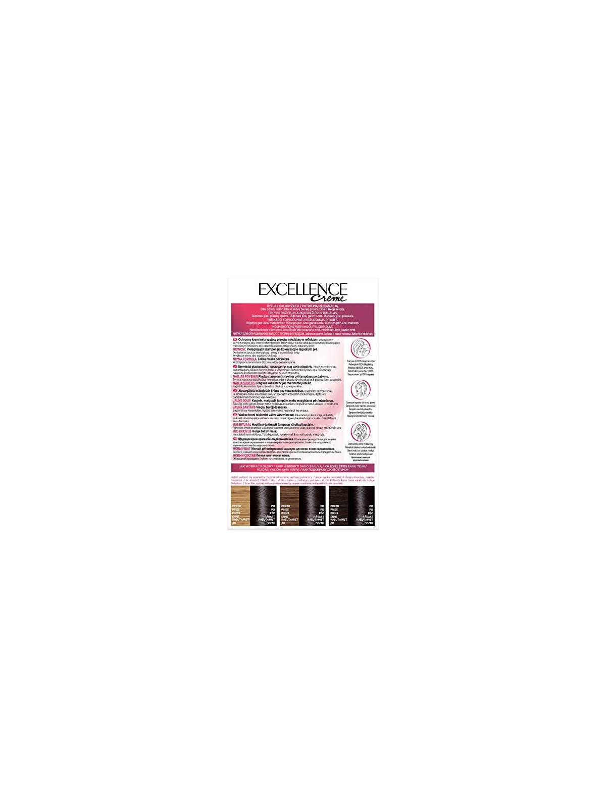 Tintura per capelli Excellence Creme 1 Nero