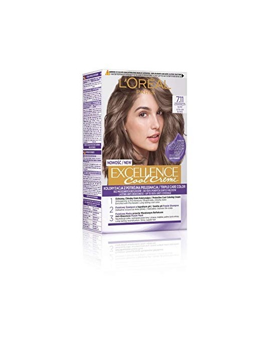 Tintura per capelli Excellence Cool Creme 711 Biondo Ultra Cenere