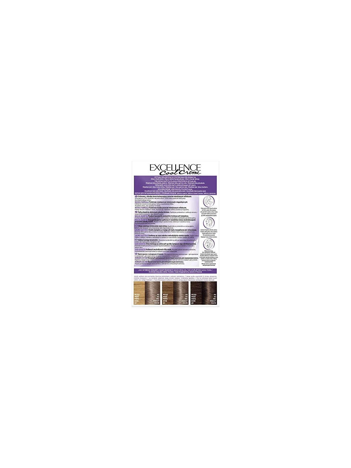 Tintura per capelli Excellence Cool Creme 711 Biondo Ultra Cenere