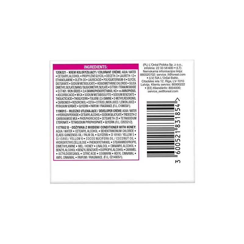 Tintura per capelli Casting Creme Gloss 801 Biondo satinato