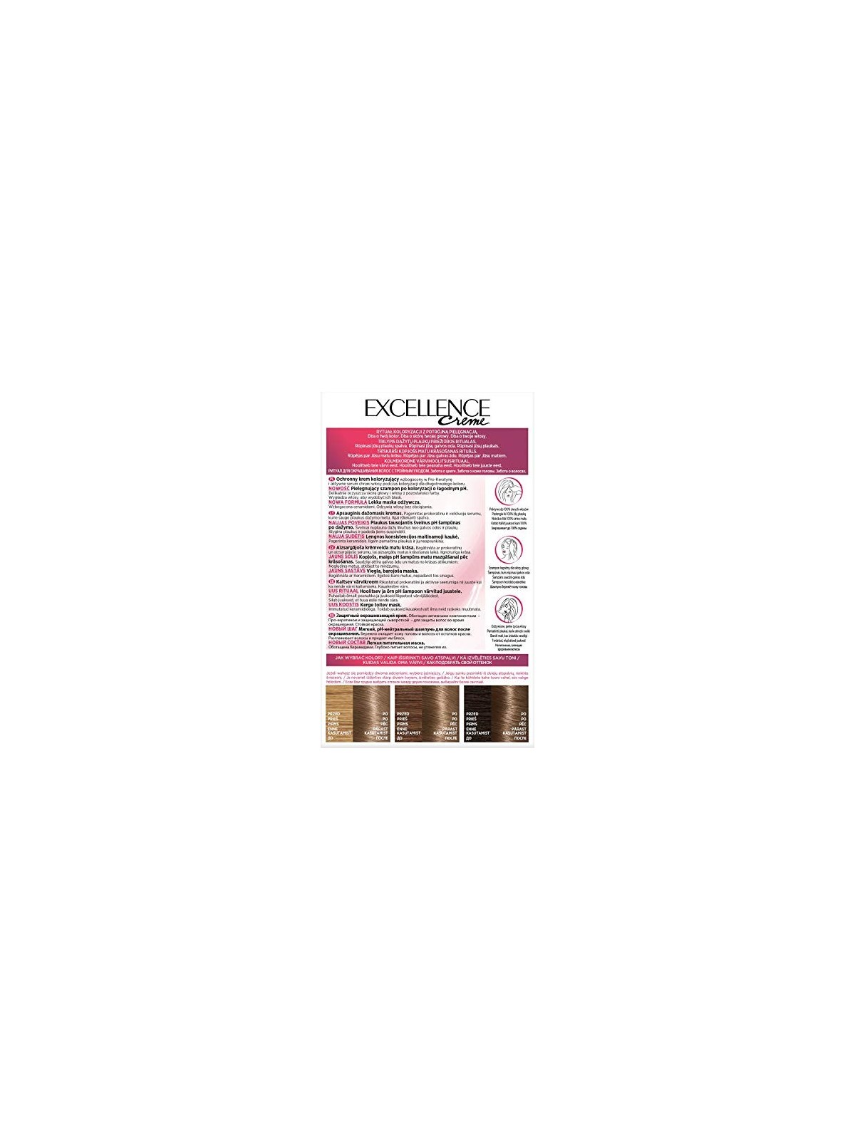 Tintura per capelli Excellence Creme 71 Biondo Cenere