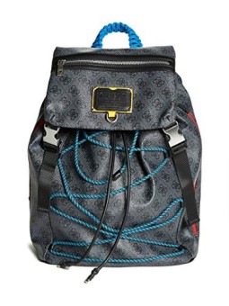 Guess Zaino Salameda Blu con Compartimento Laptop