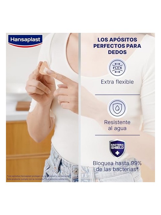 Hansaplast 10 Bendaggi Elastici per le Dita Unisex