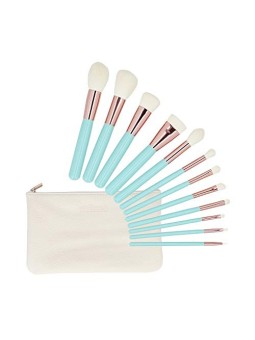 Set Pennelli Trucco Turchese 12 pz
