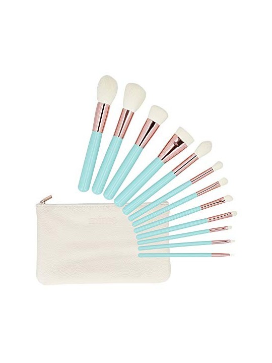 Set Pennelli Trucco Turchese 12 pz