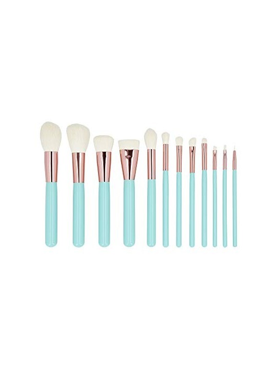 Set Pennelli Trucco Turchese 12 pz
