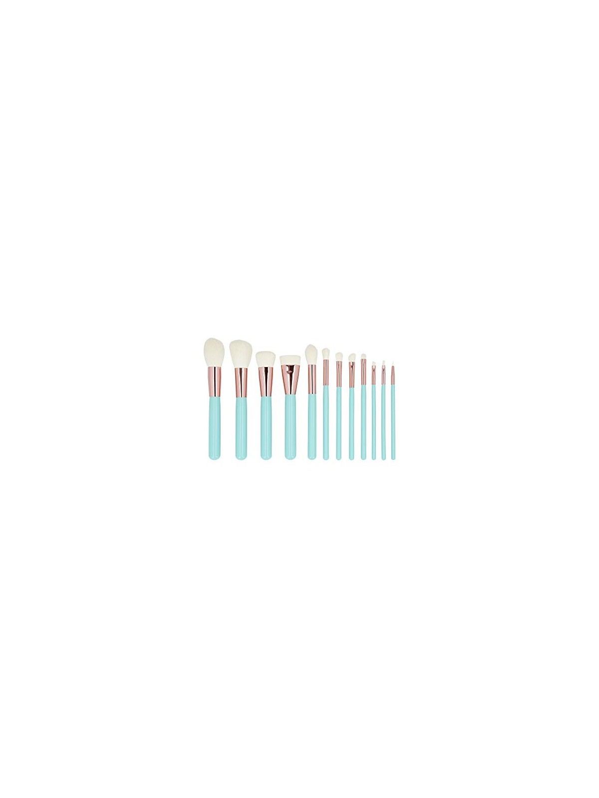 Set Pennelli Trucco Turchese 12 pz