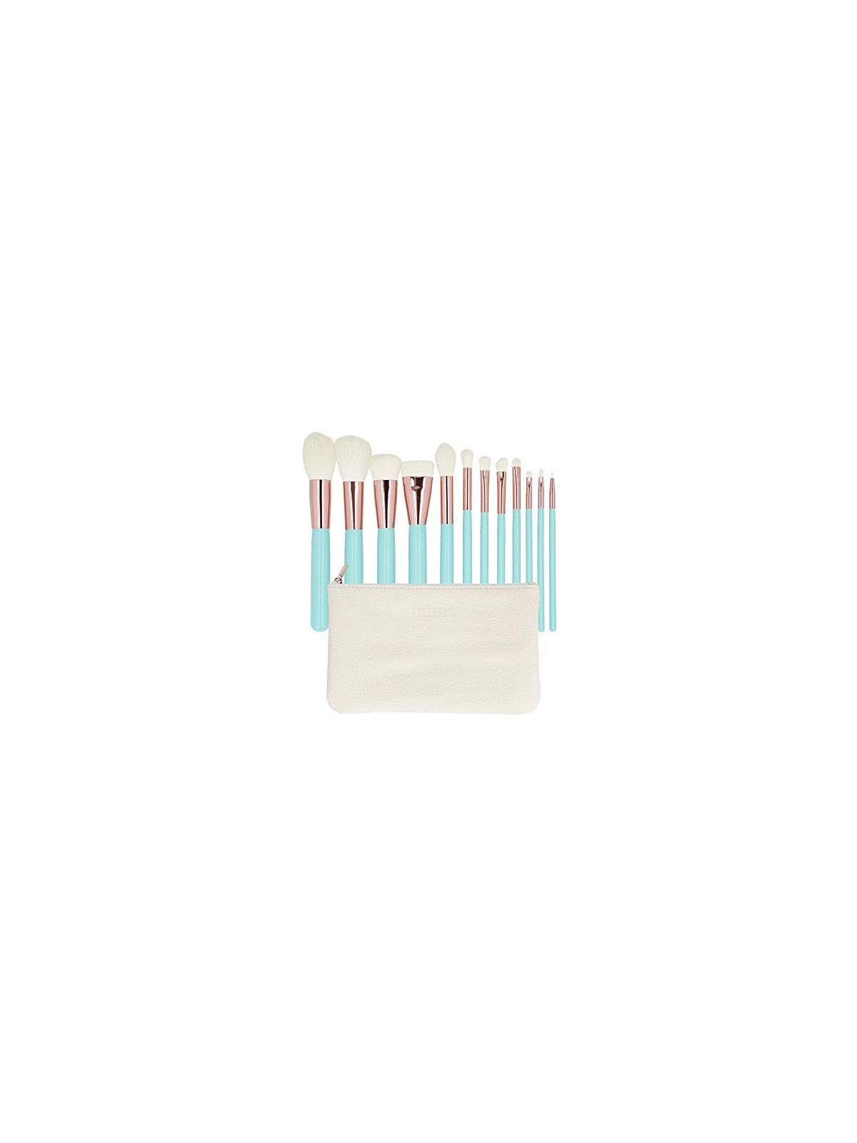 Set Pennelli Trucco Turchese 12 pz