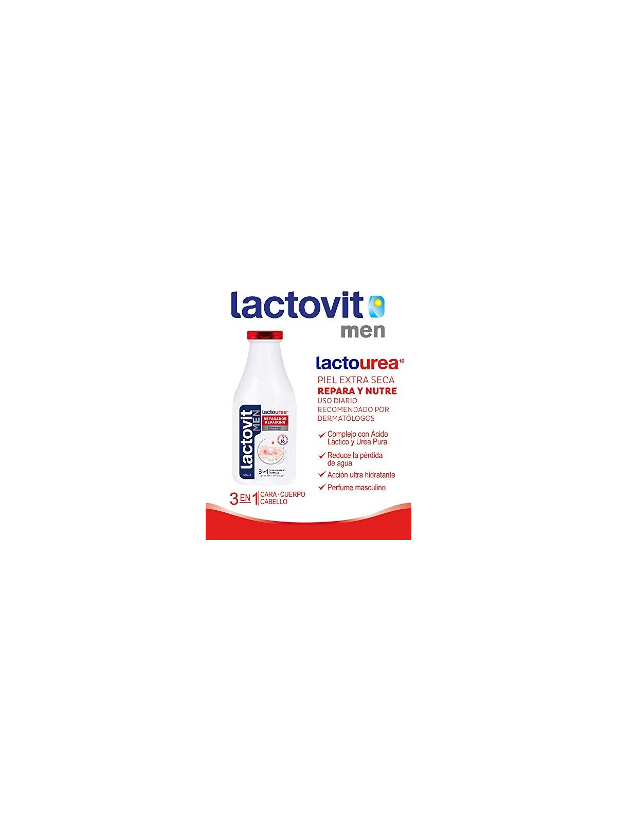 Lactovit Gel doccia Lactourea per uomo uomo 300ml acquista 