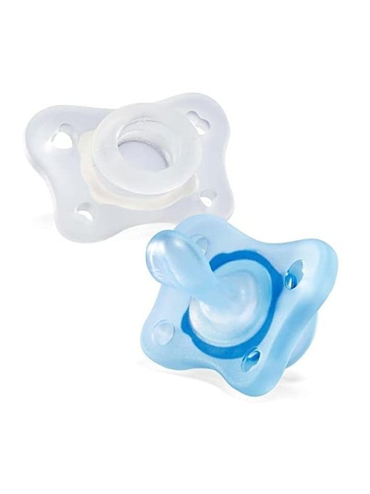 Succhiotto Chicco PhysioForma Mini Morbido Blu Silicone 02 Mesi 2 Unit unisex